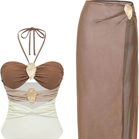 SOLY HUX Other - One Piece Swimsuit Metal Decor